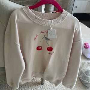 brand new with tags bonpoint sweatshirt size 8